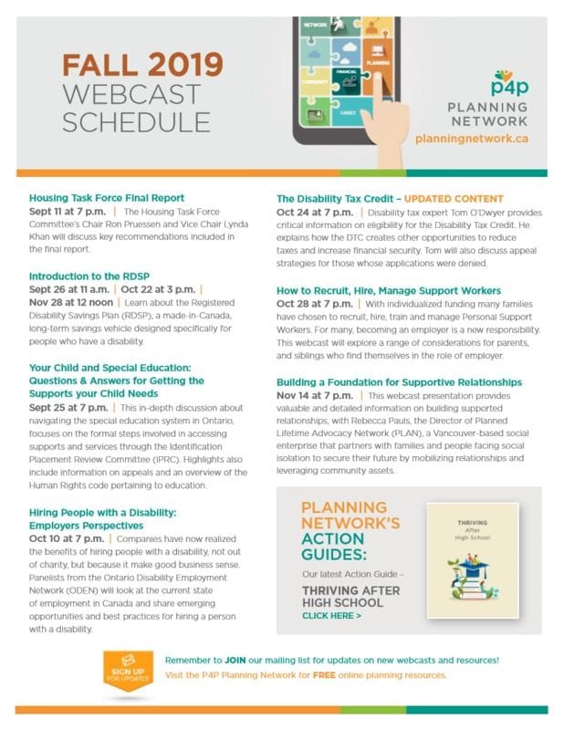 P4P Fall 2019 WEBCASTS.... P4P Fall 2019 WEBCASTS....